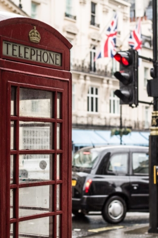 cabine téléphonique un pays/une déco